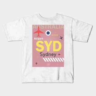 SYD SYDNEY airport code Kids T-Shirt